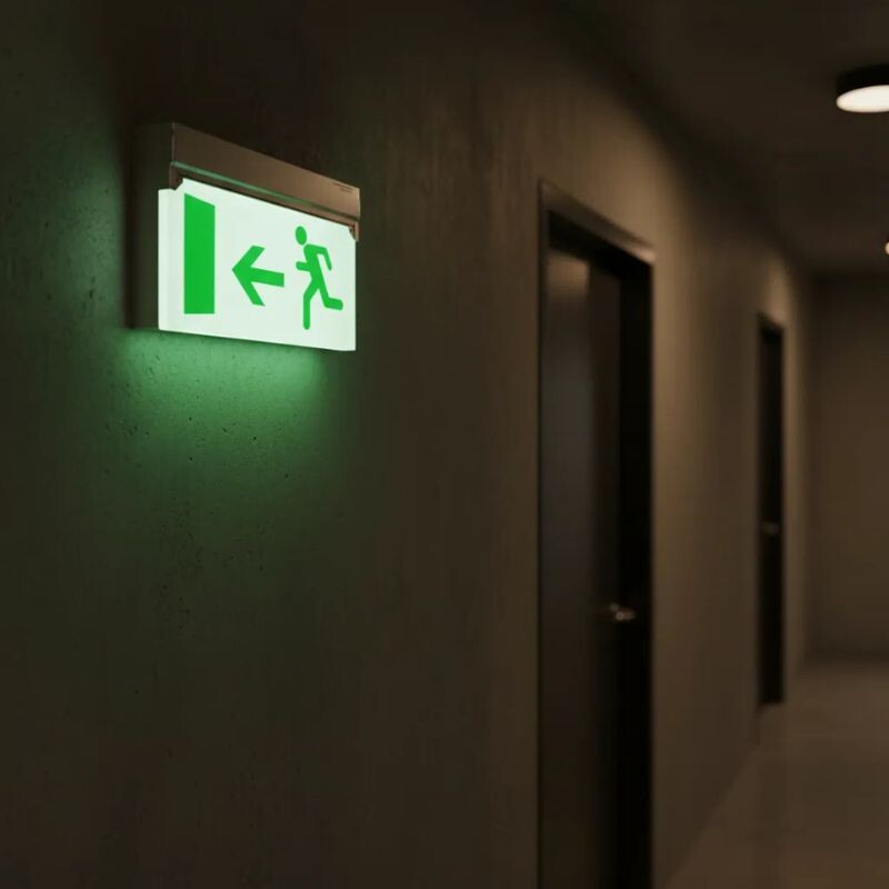 CARTEL DE SALIDA - DERECHA Cartel LED Emergencia Derecha o Izquierda