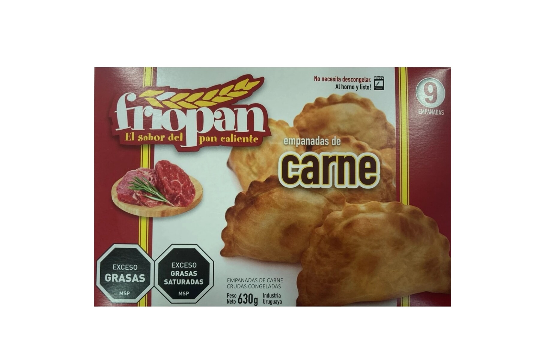 EMPANADAS DE CARNE X9 FRIOPAN 