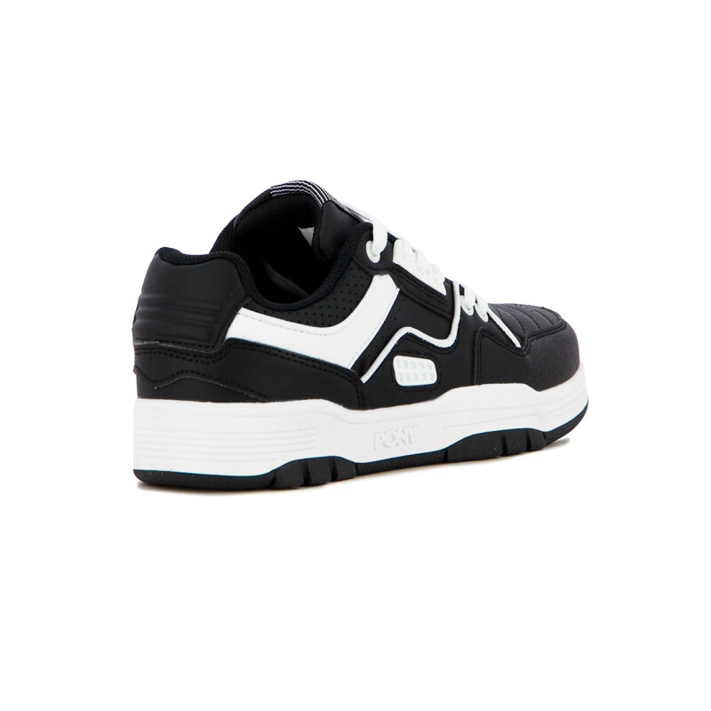 Pony Lifestyle M100 Low Ii Para Hombre - Negro/blanco Negro-blanco