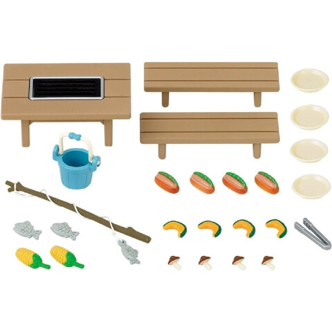 Sylvanian Families Set Barbacoa Parrilla Juego Accesorios Sylvanian Families Set Barbacoa Parrilla Juego Accesorios