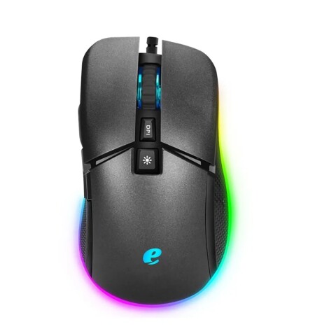 Mouse Gamer Acer Cableado Retroiluminado Luces RGB DPI 7200 Variante Color Negro