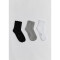 KIT COM 3 PARES MEIAS UNISSEX 1DSN