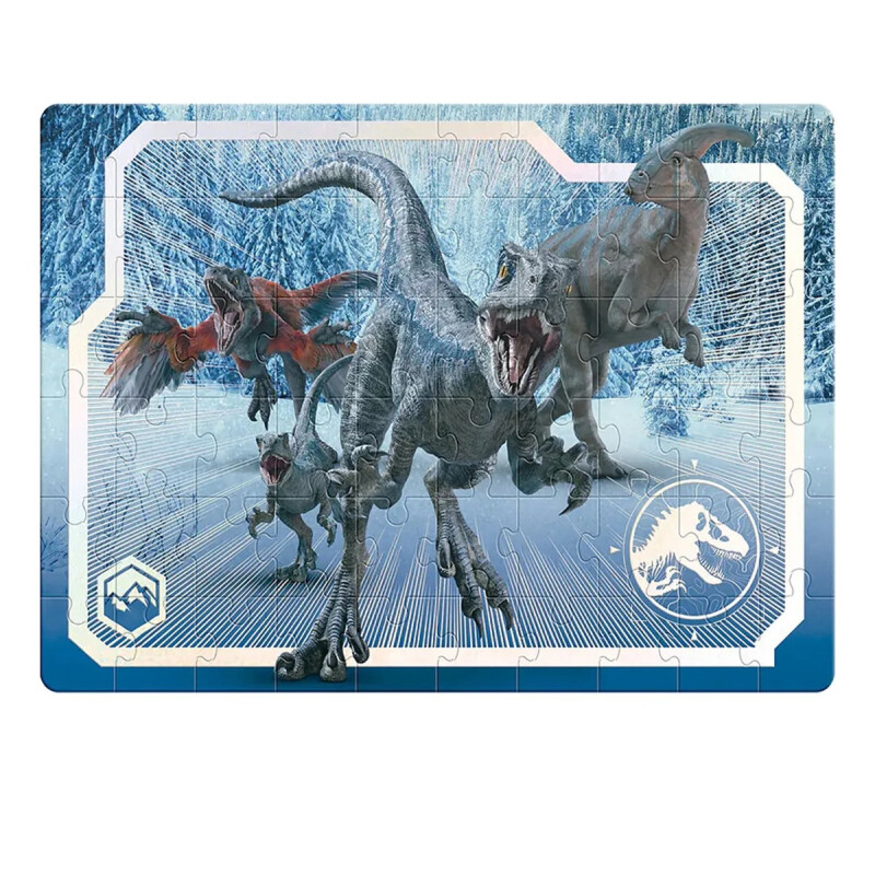 Rompecabezas Jurassic World Cilindro 60 Piezas Rompecabezas Jurassic World Cilindro 60 Piezas