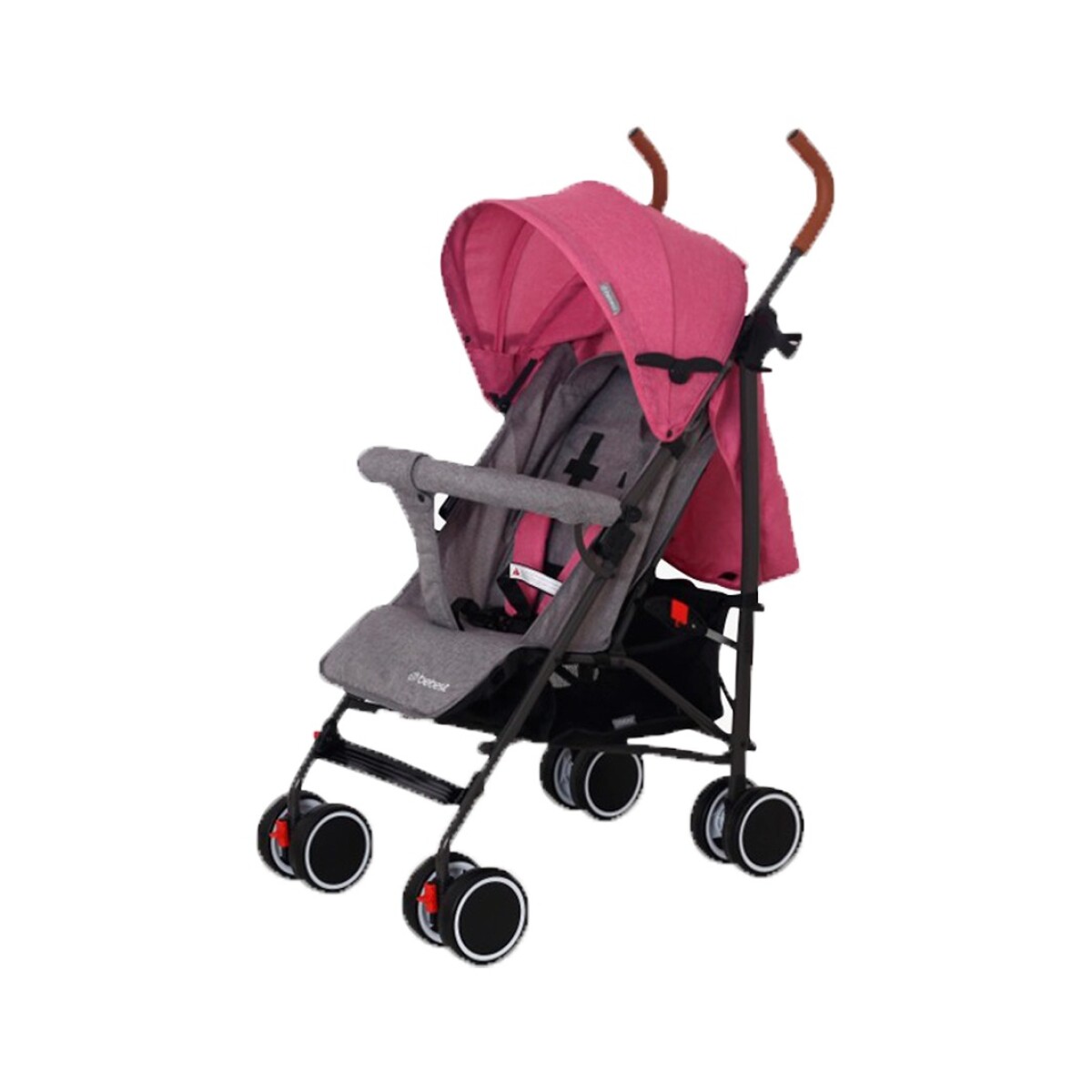 Coche Bebesit Clap Paraguitas Ultraliviano - GRIS-ROSA-OUTLET 