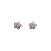Caravanas Flor-Plata 925-Piedra Zirconia-CA3066 conpiedra