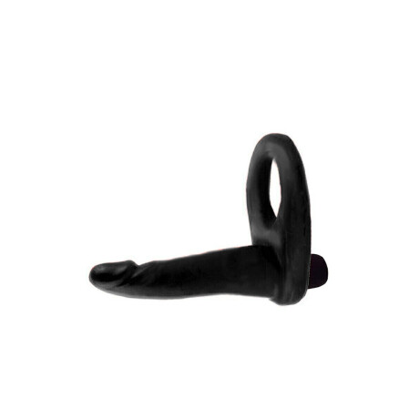 Anillo Hot Finger Corto Con Vibración Negro