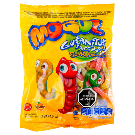 Gelatina Mogul 500g Gusanitos Gelatina Mogul 500g Gusanitos