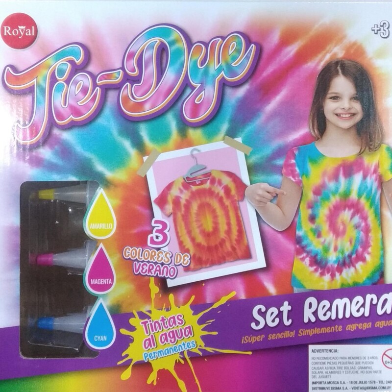 Tie Dye Set de remera Jugueteria Gibernau