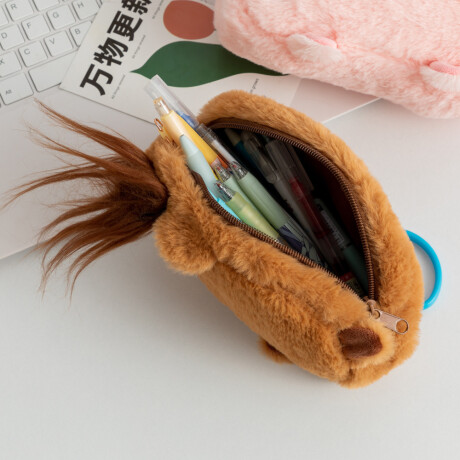 Cartuchera Capibara Divertida Capibara Marrón