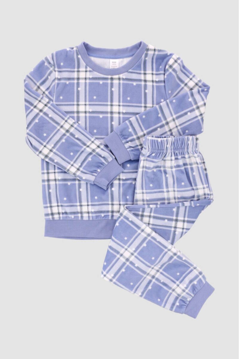 Pijama infantil polar espacio - Azul 