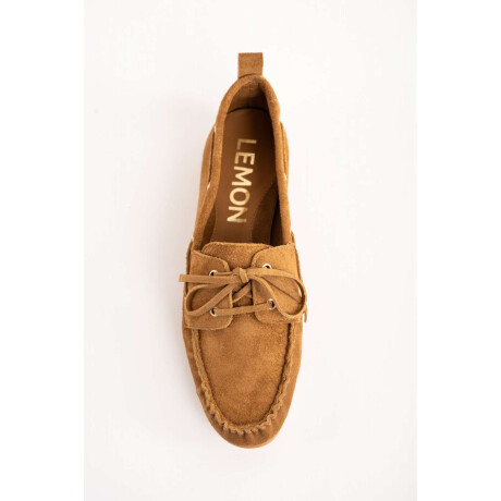 Mocasin Gamuza Camel
