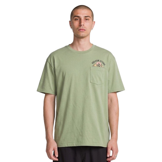 Remera Volcom ABG GREAT DIVIDE SST - Verde Remera Volcom ABG GREAT DIVIDE SST - Verde