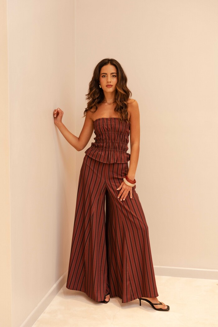 TOP LLORET EVERYDAY CHOCOLATE STRIPES TOP LLORET EVERYDAY CHOCOLATE STRIPES
