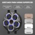 Máquina Boxeo Luz Música Bluetooth Recargable Guantes Golpeo Variante Color Negro