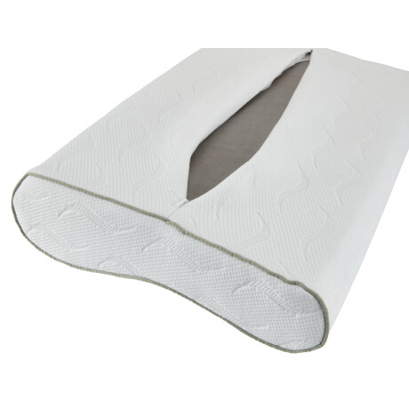 Almohada espuma visco 40x60x11/9 WELLPUR KYRKJA Blanco