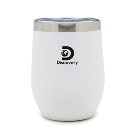 Mate de Acero Discovery con Tapa 280ML BLANCO