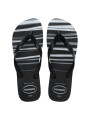 HAVAIANAS LINEAS NEGRAS - HOMBRE NEGRO
