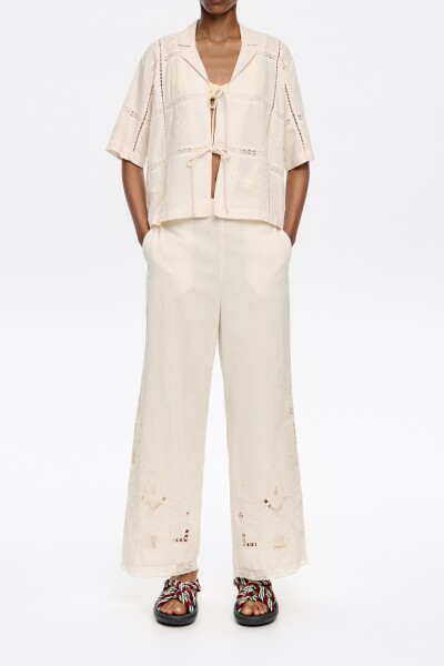 PANTALÓN Crema