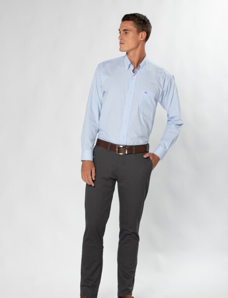PANTALÓN SKINNY CON SPANDEX Gris