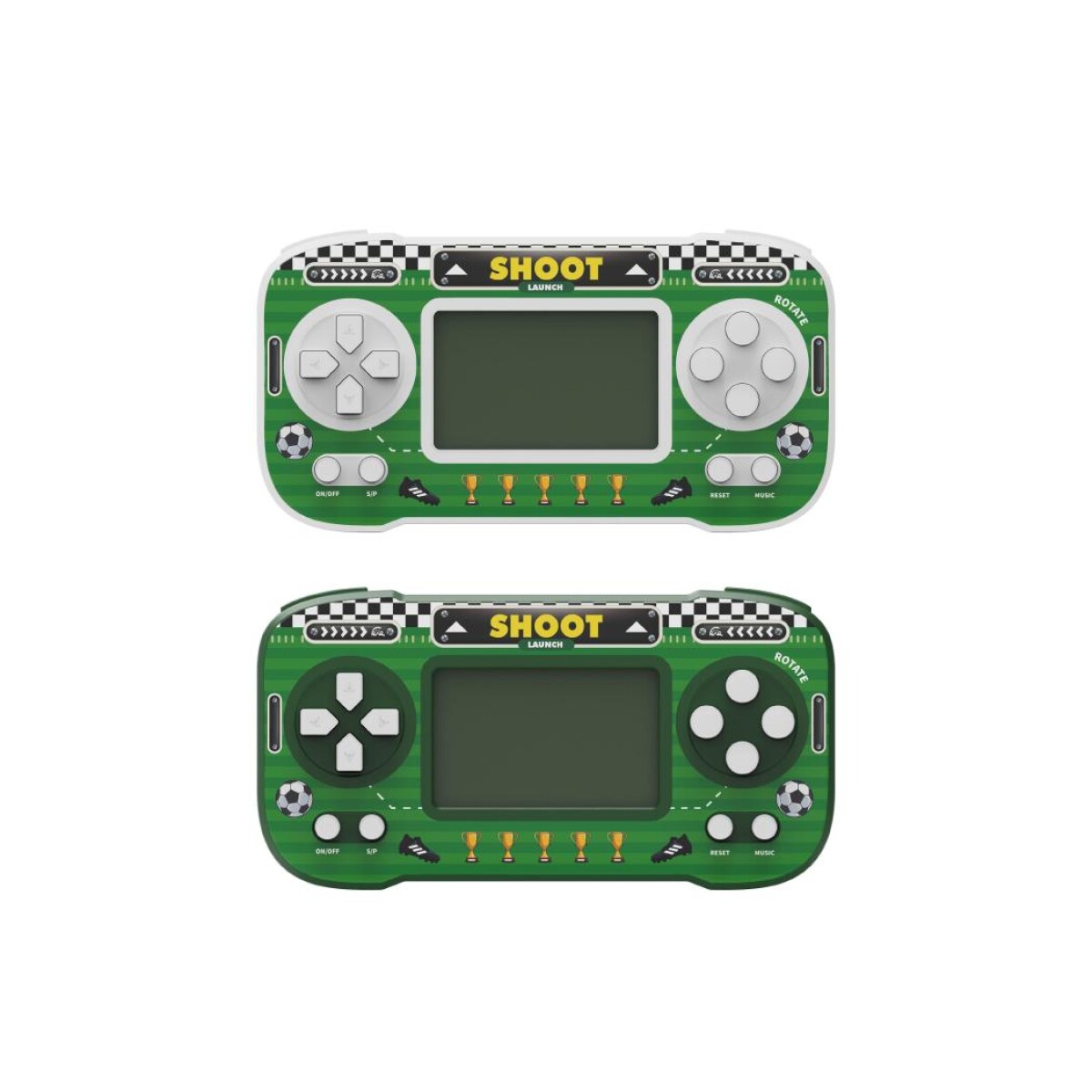 Consola retro fútbol - verde 