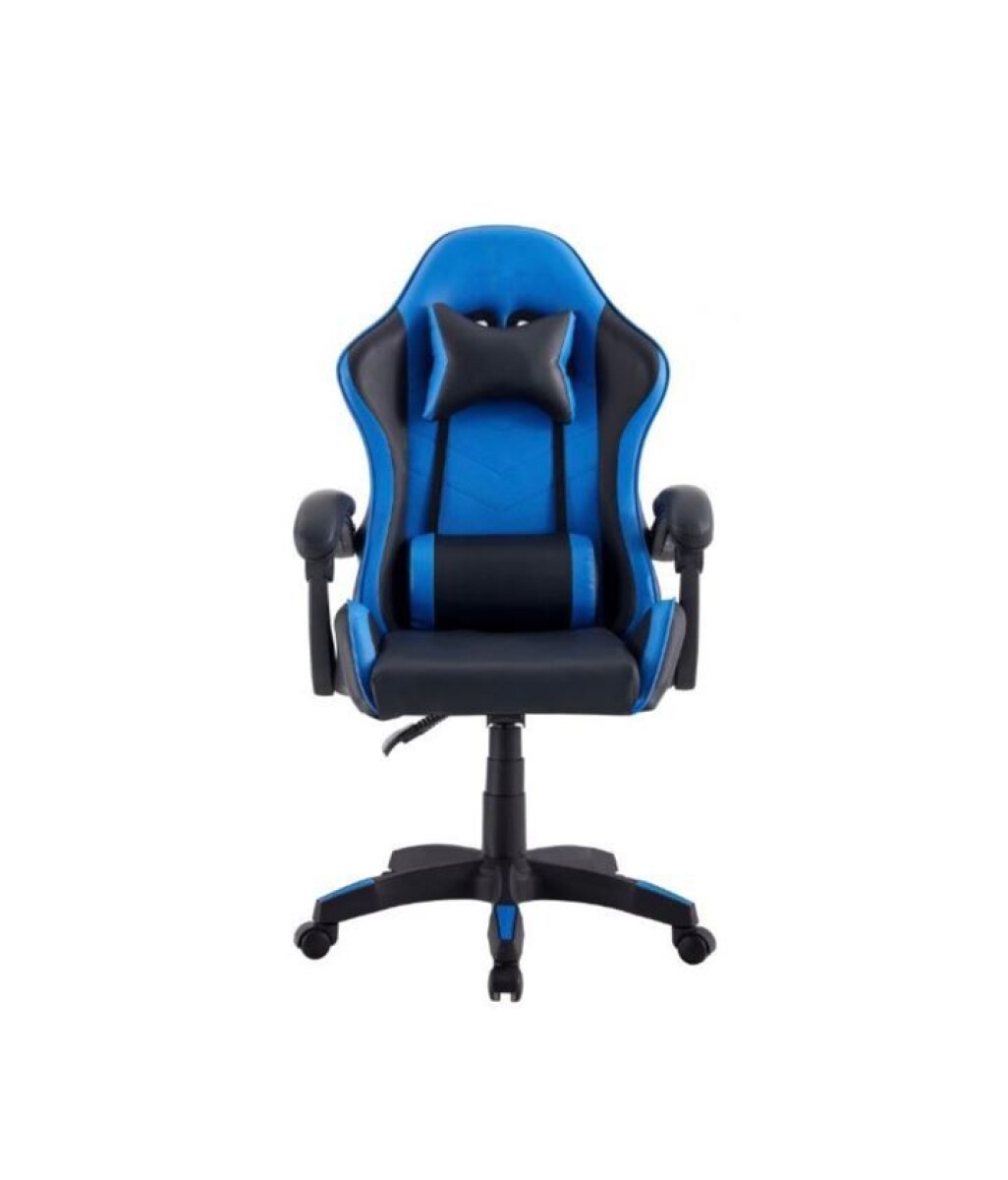 Silla Gamer Max, Azul/Negro 