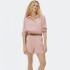 CAMISA ML FEM ROSA CLARO