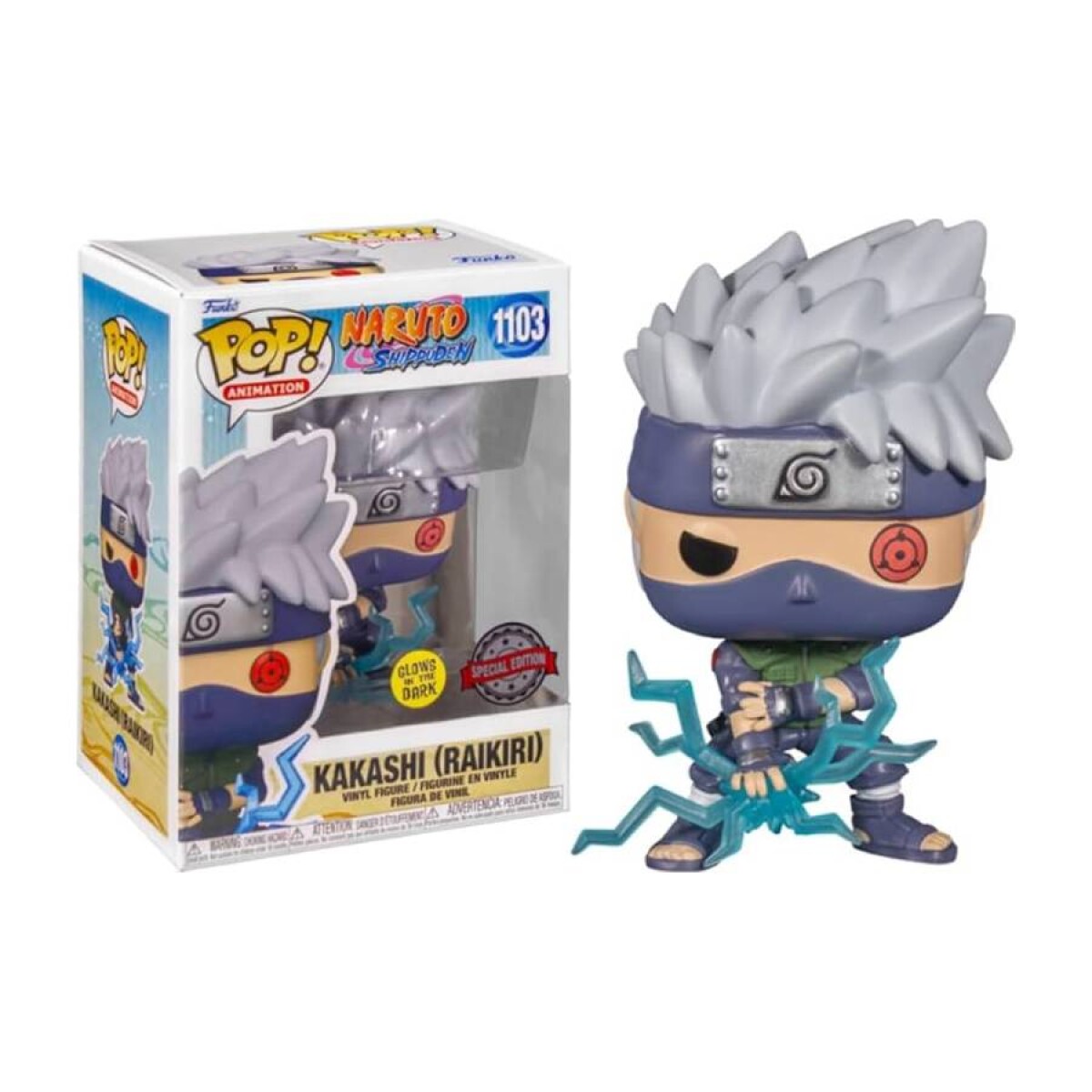Kakashi Raikiri · Naruto (Exclusivo - Glows In The Dark) - 1103 