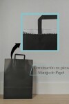 Bolsa lisa acuario 30x12x41 cm NEGRO