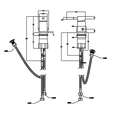 Griferia BIDET CON TRANSFERENCIA Brushed Nickel 000