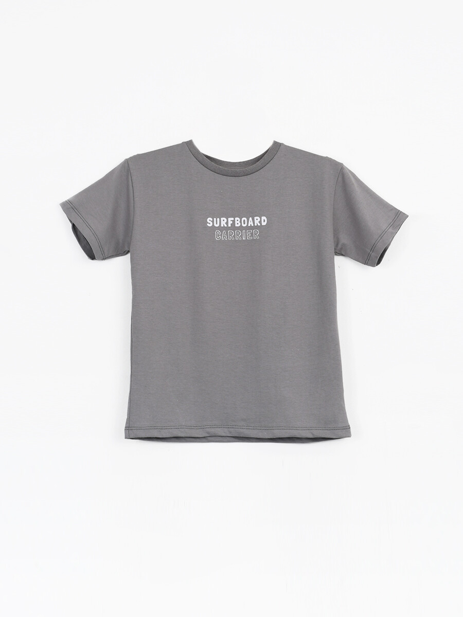 REMERA SAMUEL PRINT - GRIS 