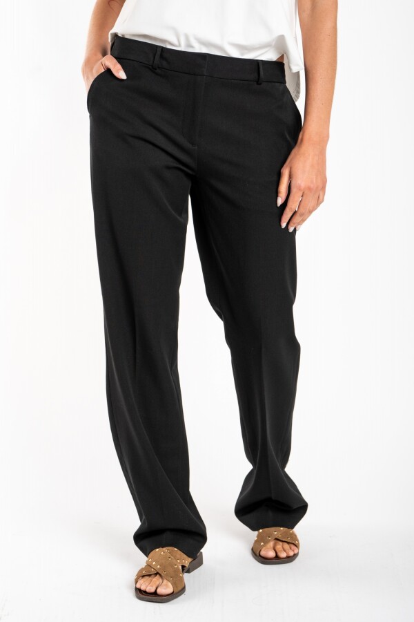 Pantalón Recto Línea Ejecutiva Negro