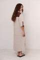 VESTIDO CHEMISE BEIGE
