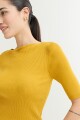 Sweater cuello bote DORADO