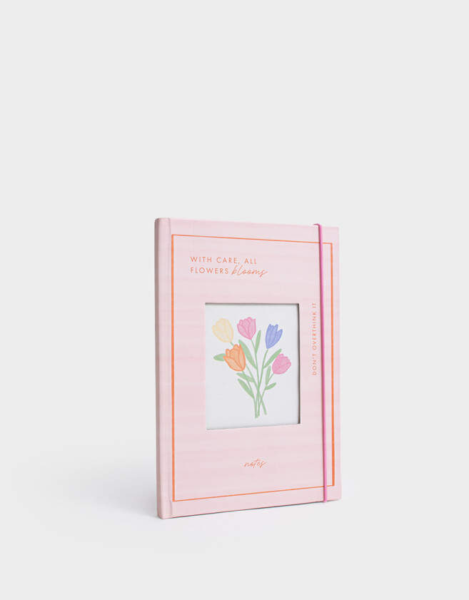 Anotadores Cuadernos y Memos Cuaderno A5 Calado - Rosa Claro