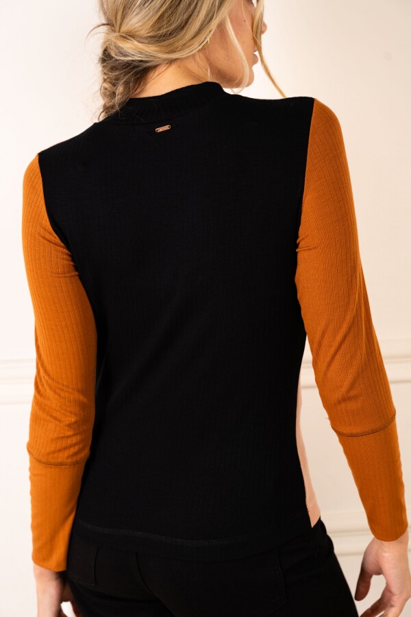 Polera Color Block Multi