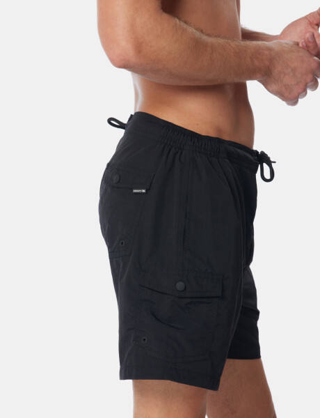 SHORT DE BAÑO CARGO Negro