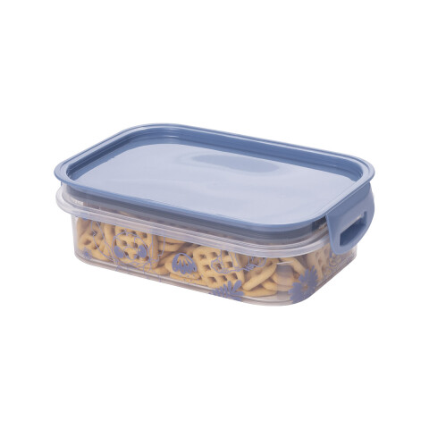 Pote Plástico Rectangular con Broche Stitch 500 ml U