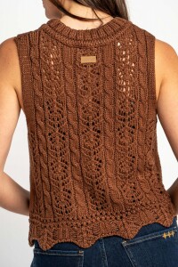Top Texturado Chocolate