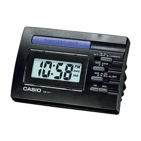 Reloj Despertador Casio DQ-541-1R – Digital con Snooze y Luz color negro Reloj Despertador Casio Dq-541-1r – Digital Con Snooze Y Luz Color Negro