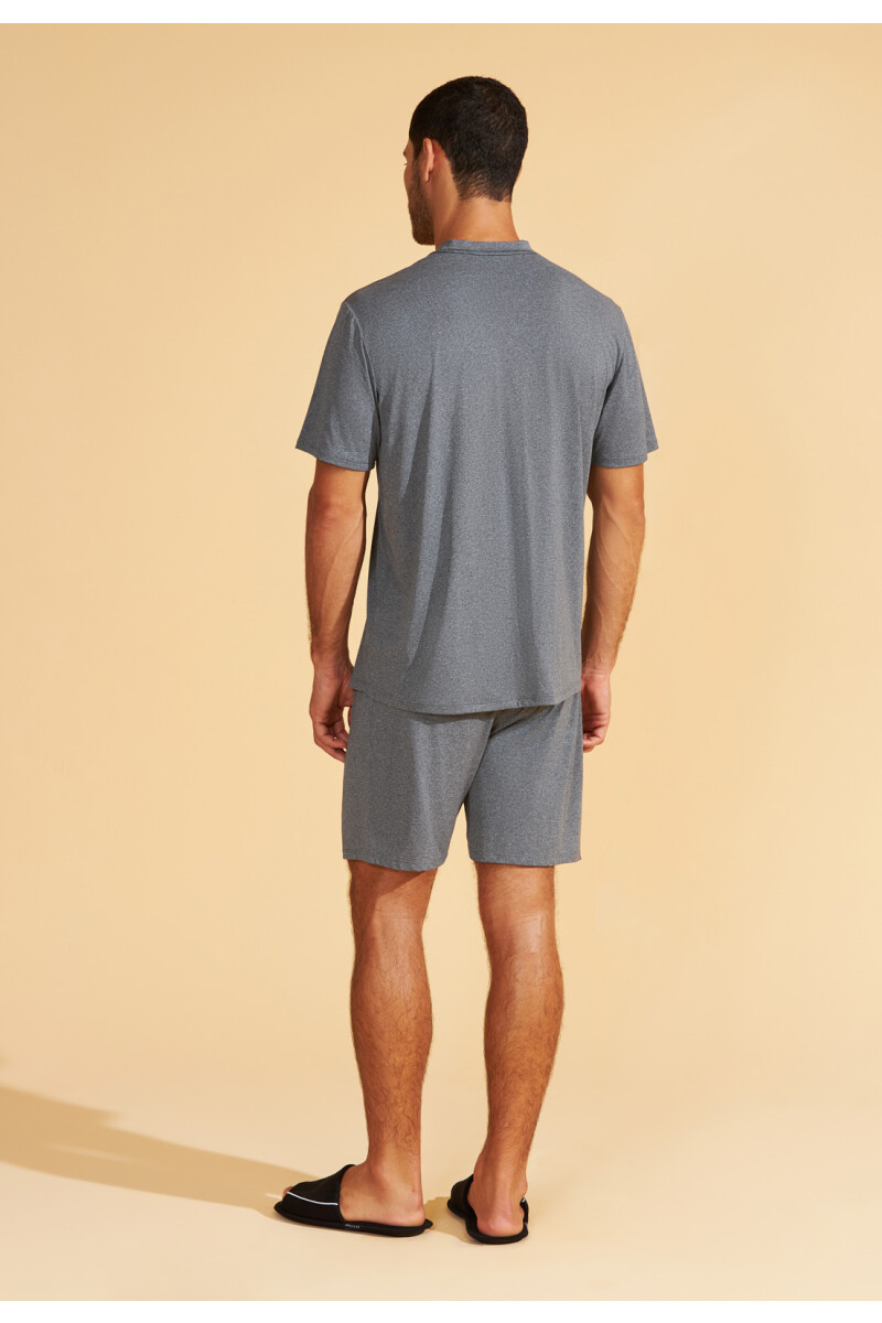 PIYAMA LISO GRIS - 134