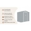 Galpón prefabricado Reforzado 2 Puertas ARCHER A Aluminio