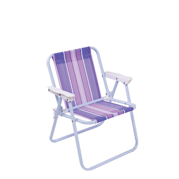 SILLA INFANTIL ALTA ACERO CELESTE