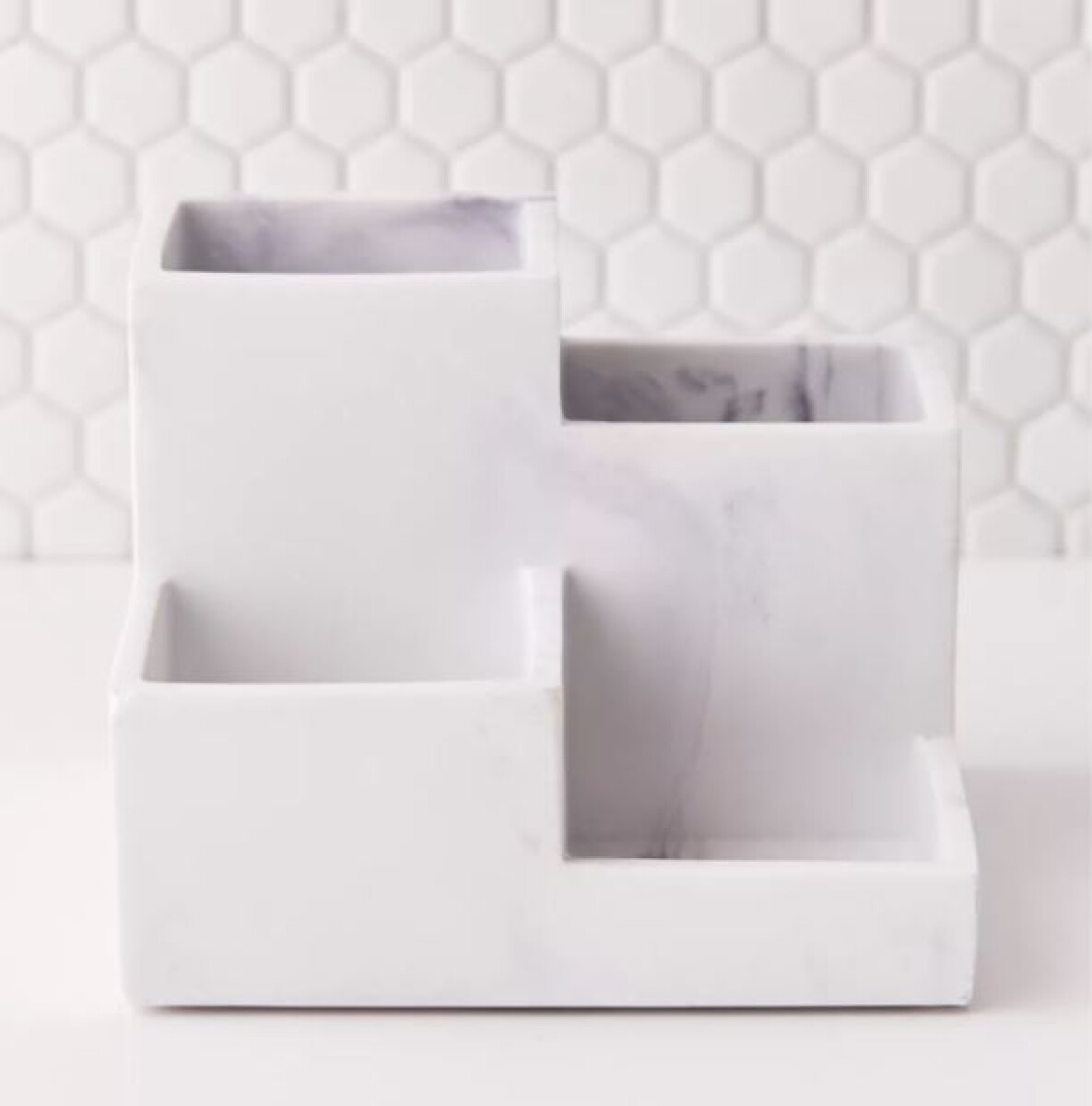 Organizador Cerámica Escalonado 16x16 cm - Marble 