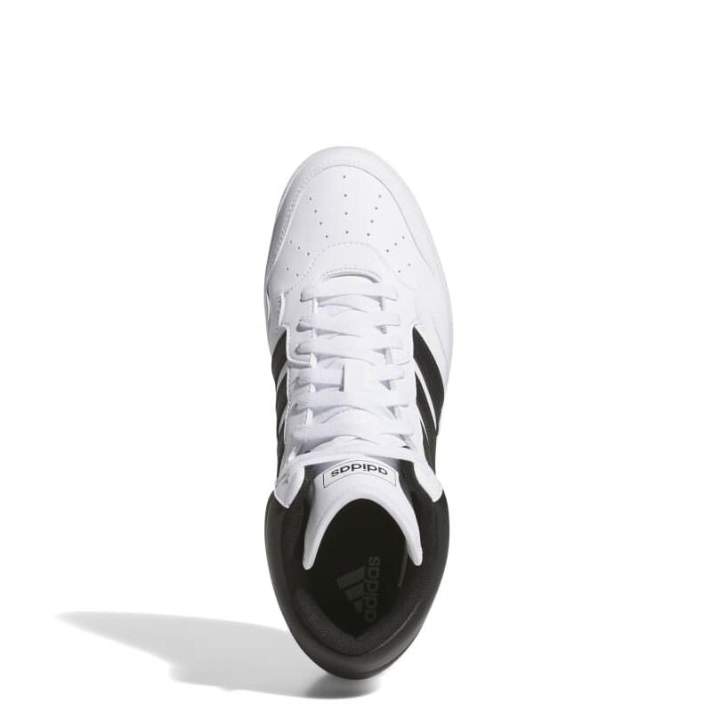 Championes Unisex Adidas Hoops 4.0 Mid Blanco - Negro - Gris