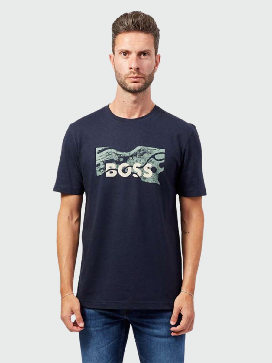 BOSS - Remera regular Fit en algodón 