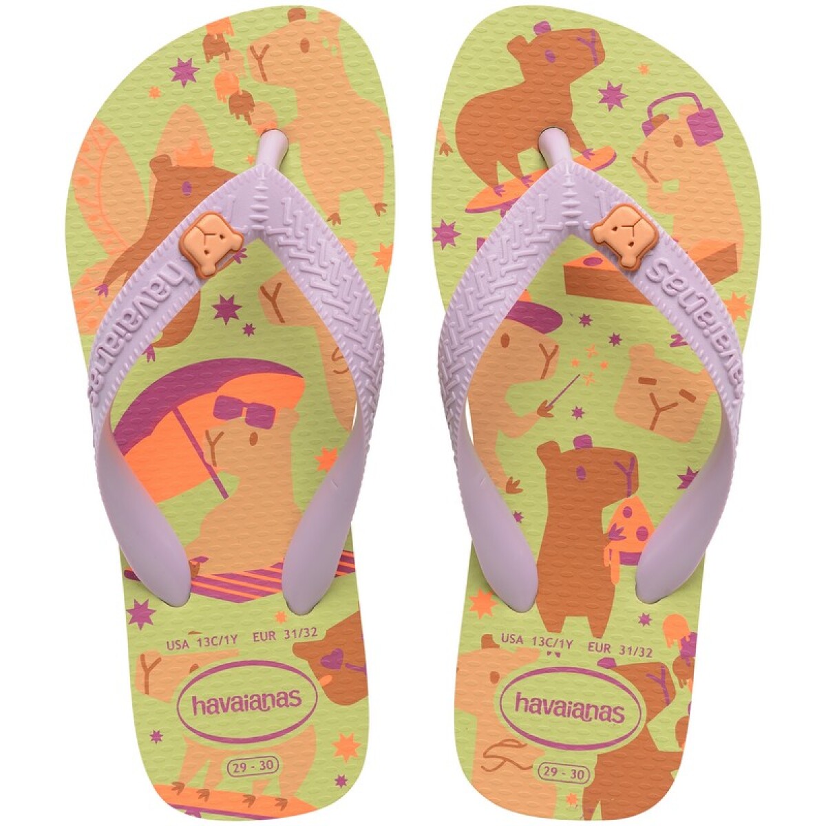 Ojotas Havaianas Kids Fantasy - Verde 