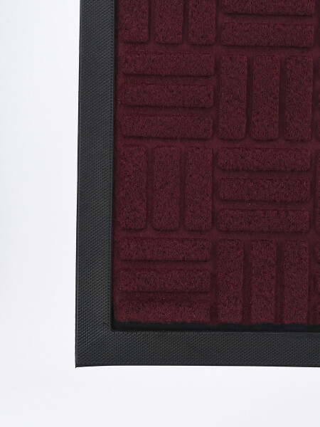 ALFOMBRA FELPUDO PARA PUERTA BORDEAUX