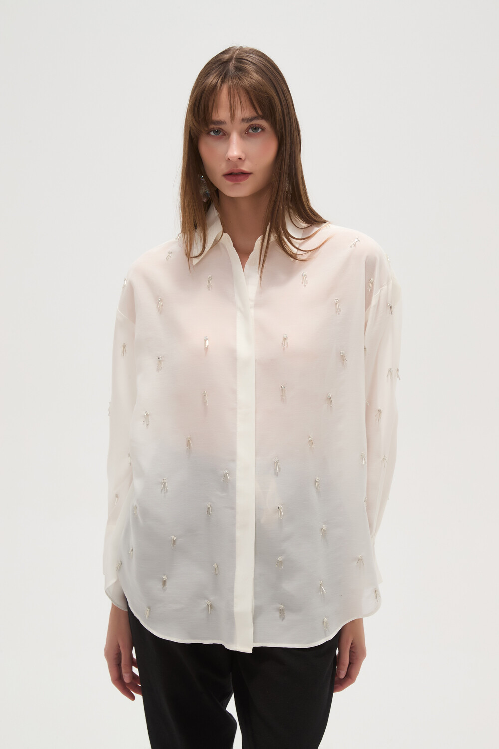 Camisa Currie Marfil / Off White