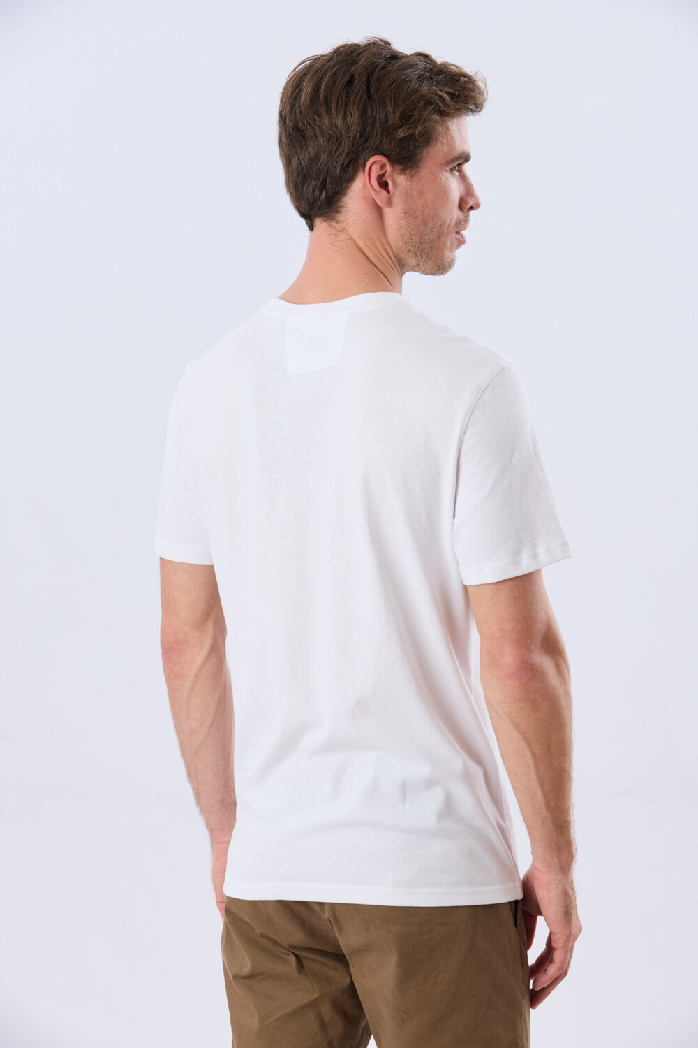 REMERA ESTAMPADA DE ALGODÓN Blanco