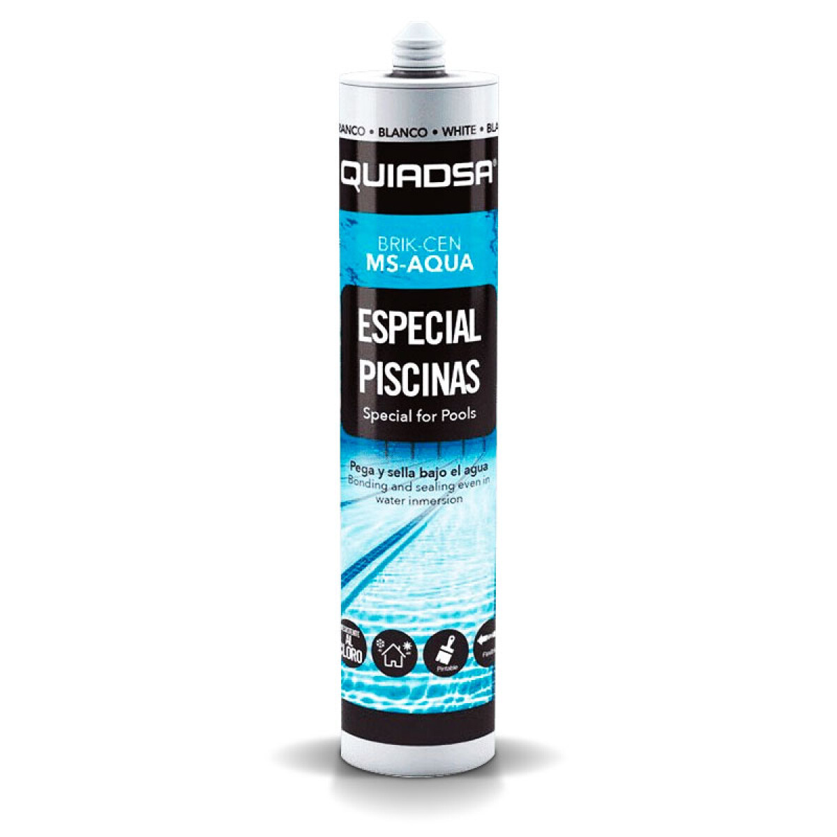 MS Aqua Sellador para piscinas - Cartucho 290 ml 